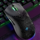 XYH90 Wired Lightweight Gaming Mouse Macro Programmable Honeycomb Hollow RGB Luminescent for Computer Laptop